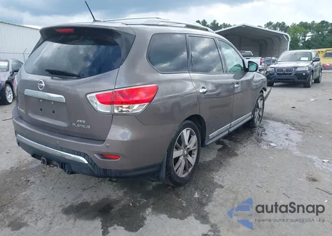 2014 Nissan Pathfinder Platinum from USA, damaged, VIN 5N1AR2MM7EC709674